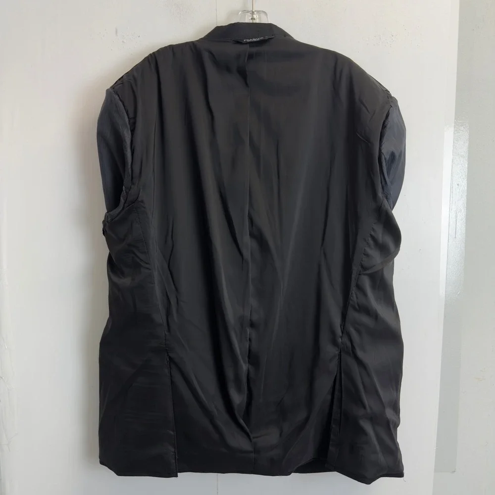 Jos A Bank Traveler Mens 50R Tailored Fit Blazer Black Two‎ Button Sport Coat